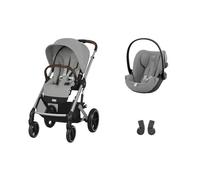CYBEX - Poussette Duo Balios S Lux Slv Stone Grey Cloud G I-size Stone Grey Cybex