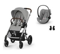 CYBEX - Poussette Duo Balios S Lux + Siège auto Cloud G3 Plus Stone Grey