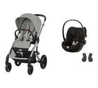 CYBEX - Poussette DUO Balios S Lux Stone Grey + Cloud G Magic Black Gris G