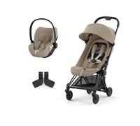 CYBEX - Poussette Duo Coya Matt Black Cloud T Beige Cybex
