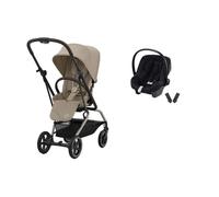 CYBEX - Poussette Duo Eezy S Twist 2 + Aton B2 Almond Beige