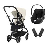 CYBEX - Poussette Duo Eezy S Twist 2 Blk Blanc Cloud T Sepia Black Cybex