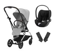 CYBEX - Poussette Duo Eezy S Twist 2 Blk Gris Cloud T Sepia Black Cybex
