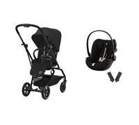 CYBEX - Poussette Duo Eezy S Twist 2 Blk Magic Black Cloud G I-size Plus Moon Black Cybe