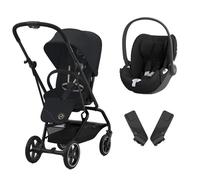CYBEX - Poussette Duo Eezy S Twist 2 Blk Noir Cloud T Sepia Black Cybex