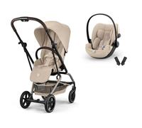 CYBEX - Poussette Duo Eezy S Twist+ 2 + Cloud G3 Plus Almond Beige