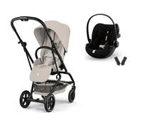 CYBEX - Poussette Duo Eezy S Twist+ 2 + Cloud G3 Plus Dune Grey