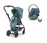 CYBEX - Poussette Duo Eezy S Twist+ 2 + Cloud G3 Plus Stormy Blue