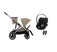 CYBEX - Poussette Duo Gazelle S + Cloud G3 Almond Beige