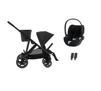 CYBEX - Poussette Duo Gazelle S + Cloud T Moon Black