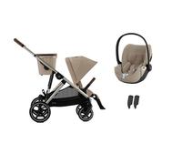 CYBEX - Poussette Duo Gazelle S + Cloud T Plus Almond Beige