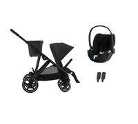 CYBEX - Poussette Duo Gazelle S + Cloud T Plus Moon Black