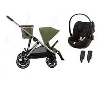 CYBEX - Poussette Duo GAZELLE S Moss Green + CLOUD G i-Size Magic Black Vert G