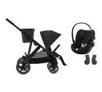 CYBEX - Poussette Duo GAZELLE S Noire Moon Black + CLOUD G i-Size Magic Black Noir G