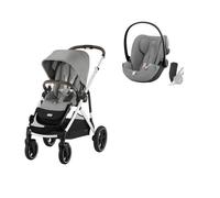 CYBEX - Poussette Duo Gazelle S SLV + Cloud G3 Plus Stone Grey