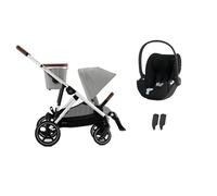 CYBEX - Poussette Duo Gazelle S SLV + Cloud T Stone Grey