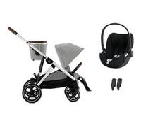 CYBEX - Poussette Duo Gazelle S Slv Stone Grey Cloud T Sepia Black Cybex