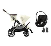 CYBEX - Poussette Duo GAZELLE S Taupe Seashell Beige + CLOUD G i-Size Magic Black Beige G