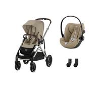 CYBEX - Poussette Duo Gazelle S Tpe Cloud G Plus Almond Beige Cybex