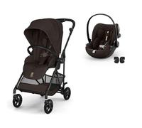 CYBEX - Poussette Duo Melio 6 Carbon + Siège auto Cloud G3 Plus Chocolate Brown