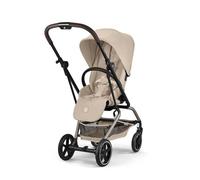 CYBEX - Poussette Eezy S Twist +2 Gold Almond Beige Châssis Taupe