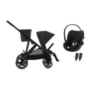 CYBEX - Poussette Gazelle S BLK + Cloud G3 I-size Moon Black