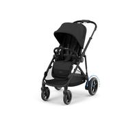 CYBEX Poussette Gold e-GAZELLE S, de la naissance à environ 4 ans, max. 22 kg (mode simple) / 2x 22 kg (mode duo), système tout-en-1 avec propulsion électrique et 20+ configurations, Noir lune
