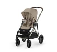 CYBEX Poussette Gold GAZELLE S, De la naissance à environ 4 ans, Max. 22 kg (mode simple) / 2x 22 kg (mode duo), Système tout-en-1 avec 20+ configurations, Beige amande