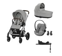 CYBEX - Poussette Trio Balios S Lux + Cloud G Plus + Nacelle S Lux + Base G Set M Stone Grey