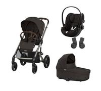 CYBEX - Poussette Trio Balios S Lux Nacelle Chocolate Brown Cloud G I-size Magic Black