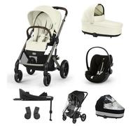CYBEX - Poussette Trio Balios S Lux + Nacelle Cot S Lux + Siège Auto Cloud G Plus + Set XL Seashell Beige