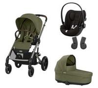 CYBEX - POUSSETTE TRIO Balios S Lux+ Nacelle Moss Green + Cloud G I-Size Magic Black Vert G