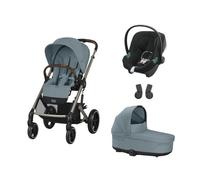 CYBEX - Poussette Trio Balios S Lux Tpe Stormy Blue Aton B2 Black Nacelle Stormy Blue Cy