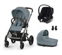 CYBEX - Poussette Trio Balios S Lux Tpe Stormy Blue Aton B2 Black Nacelle Stormy Blue Cy