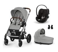 CYBEX - Poussette Trio Balios S Lux + Siège auto Cloud G Comfort + Nacelle Cot S Lux Stone Grey