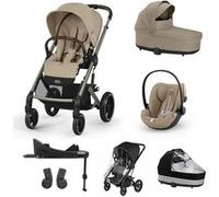 CYBEX - Poussette Trio Balios S Lux + Siège auto Cloud G Plus + Nacelle Cot S Lux + Set XL Almond beige Almond Beige G