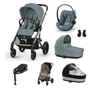 CYBEX - Poussette Trio Balios S Lux + Nacelle Cot S Lux + Siège Auto Cloud G Plus + Set XL Stormy Blue