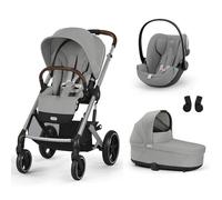 CYBEX - Poussette Trio Balios S Lux + Siège auto Cloud G3 Plus + Nacelle Cot S Lux Stone Grey