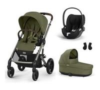 CYBEX - Poussette Trio Balios S Lux + Siège auto Cloud T Comfort + Nacelle Cot S Lux Moss Green Moss Green