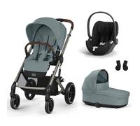 CYBEX - Poussette Trio Balios S Lux + Siège auto Cloud T Comfort + Nacelle Cot S Lux Stormy Blue