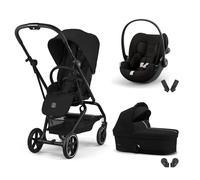 CYBEX - Poussette Trio Eezy S Twist+ 2 + Cloud G3 + Nacelle Magic Black