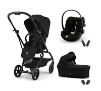 CYBEX - Poussette Trio Eezy S Twist+ 2 + Cloud G3 Plus + Nacelle Gold Magic Black