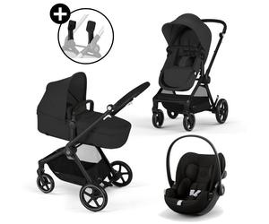 CYBEX Poussette trio EOS PLUS + Cloud G : poussette convertible + siège auto naissance allongeable+nacelle transformable en assise