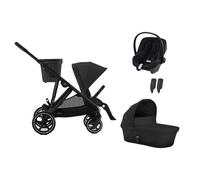 CYBEX - Poussette Trio Gazelle S + Aton B2 + Nacelle Moon Black