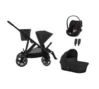 CYBEX - Poussette Trio Gazelle S + Cloud G + Nacelle Moon Black