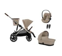 CYBEX - Poussette Trio Gazelle S + Cloud G3 Plus + Nacelle Almond Beige