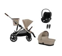 CYBEX - Poussette Trio Gazelle S + Cloud T + Nacelle Almond Beige