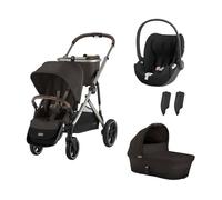 CYBEX - Poussette Trio Gazelle S Nacelle Chocolate Brown Cloud T Sepia Black