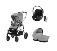 CYBEX - Poussette Trio Gazelle S SLV + Cloud T + Nacelle Stone Grey