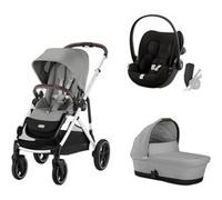 CYBEX - Poussette TRIO Gazelle S SLV Nacelle + Cloud G Stone Grey Gris G